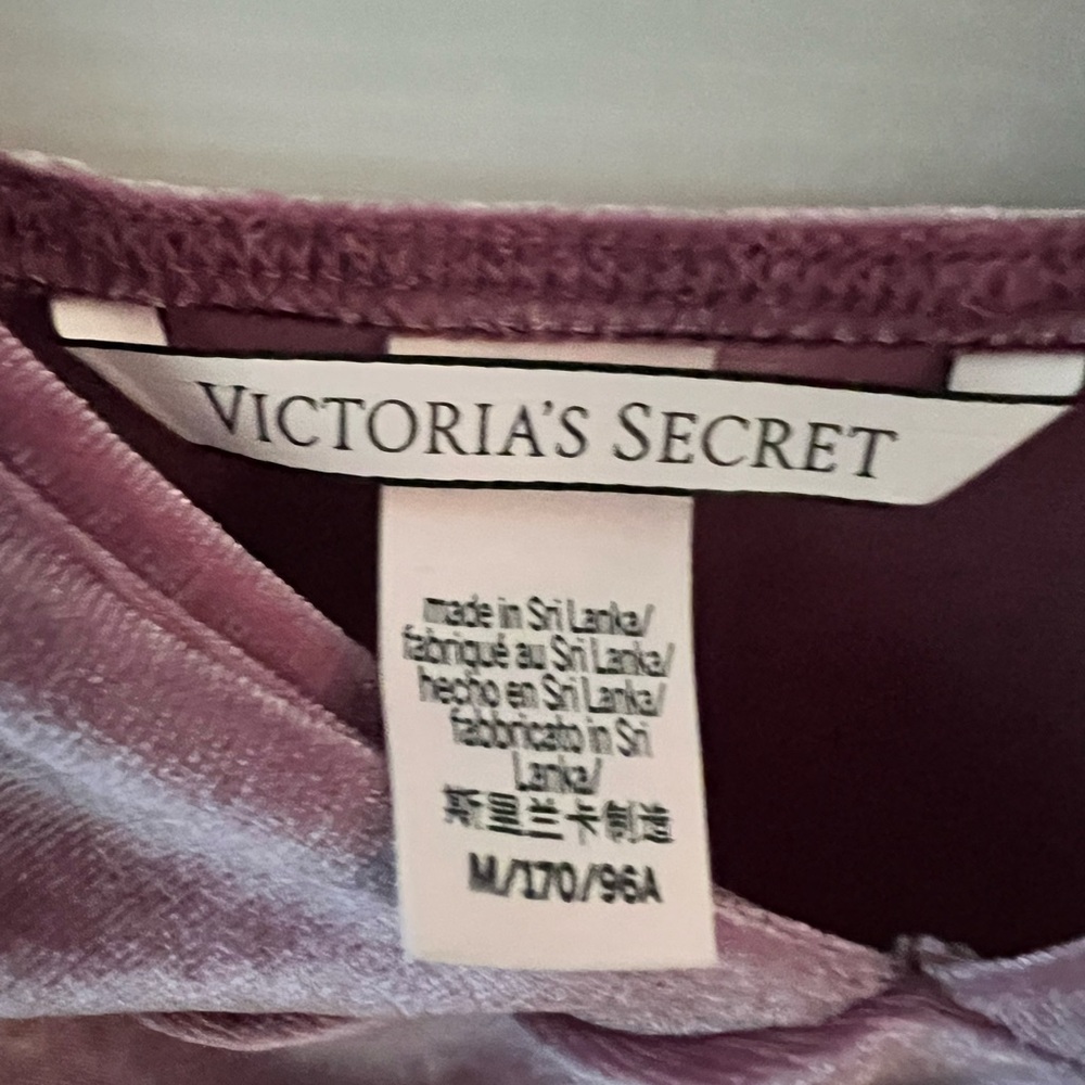 Victoria's Secret Velvet Slip Dress in Mauve - Picture 4 of 5